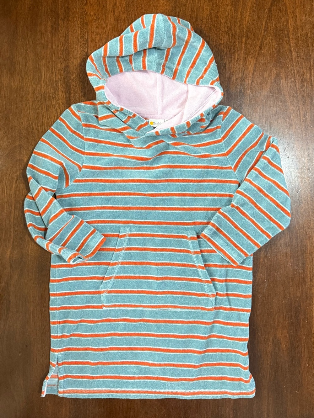 Mini Biden Swim Coverup - Terrycloth Striped Hoodie